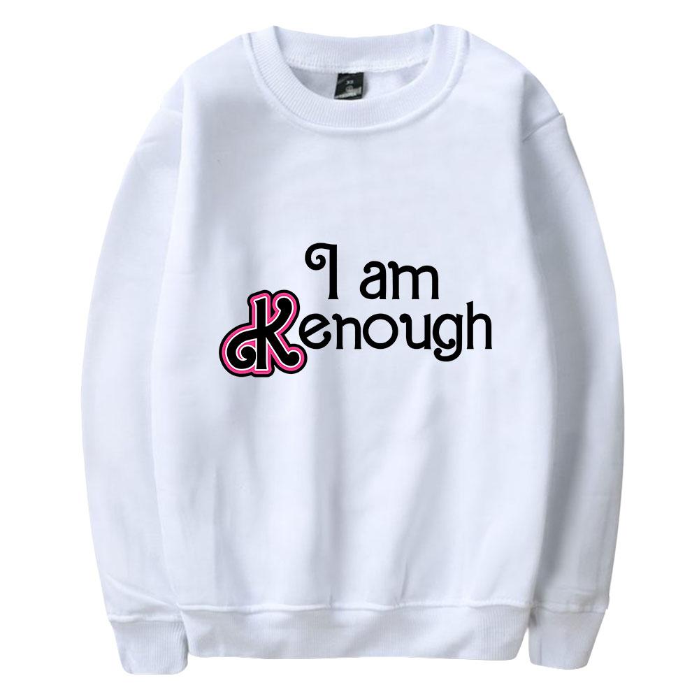 Mode Ich Bin Ken Genug Brief Aufdruck HOODIES Lässig Rundhals Sportbekleidung Herren Damen Pullover Sweatshirts