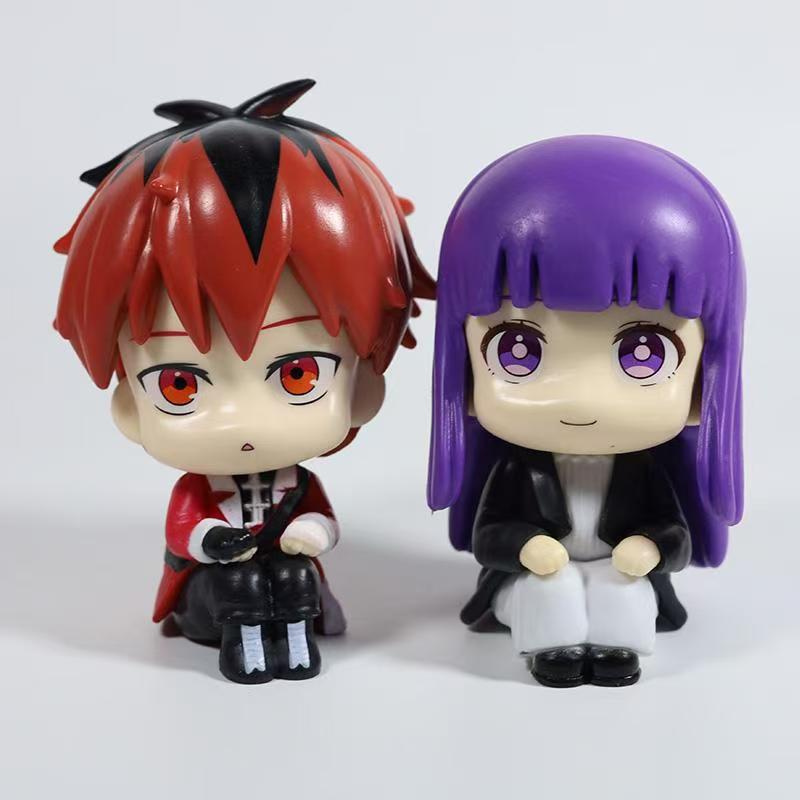 Action Figure Anime Model Toy Gift Movable Frieren Chibi Style Sitting Position PVC Statue With Box Delicious In Dungeon Merch