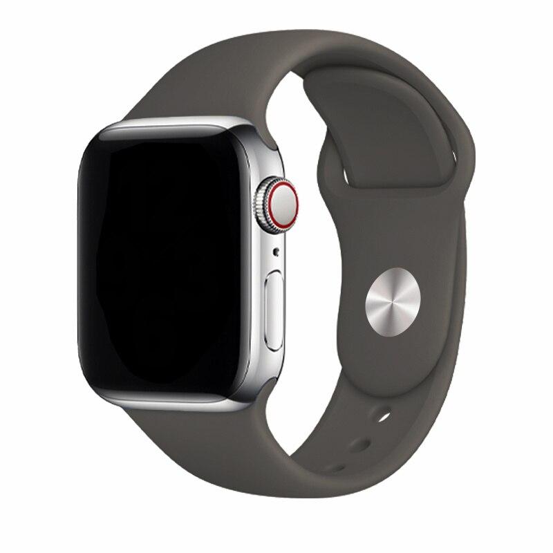Silikonový řemínek pro řemínek Apple Watch 44 mm 49 mm 45 mm 41 mm 40 mm 42 mm 38 mm náramek iwatch série 9 7 se 3 4 5 6 8 Pásek Ultra2