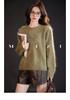 Winter 16-Color Brushed Cashmere Loose Sweater - Women's Round Neck, Outerwear & Layering Piece