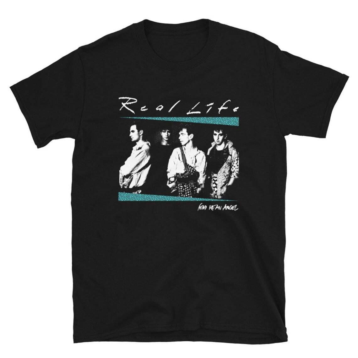 Real Life T-Shirt, Send Me an Angel, Depeche Mode, Synth Pop, Flock , Unisex tee S
