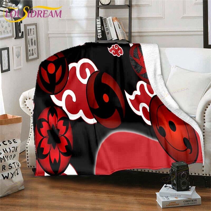 3D Printed Naruto Art Fleece Blanket for Beds Hiking Picnic Thick Quilt Fashionable Bedspread Fleece Throw Blanket