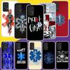 EMT EMS Medical Rescue Phone Case For Samsung Galaxy A52 A32 A22 A12 A02S A50S A30S A51 A31 AA71 Note 20 Ultra 10 S10 Plus Galax