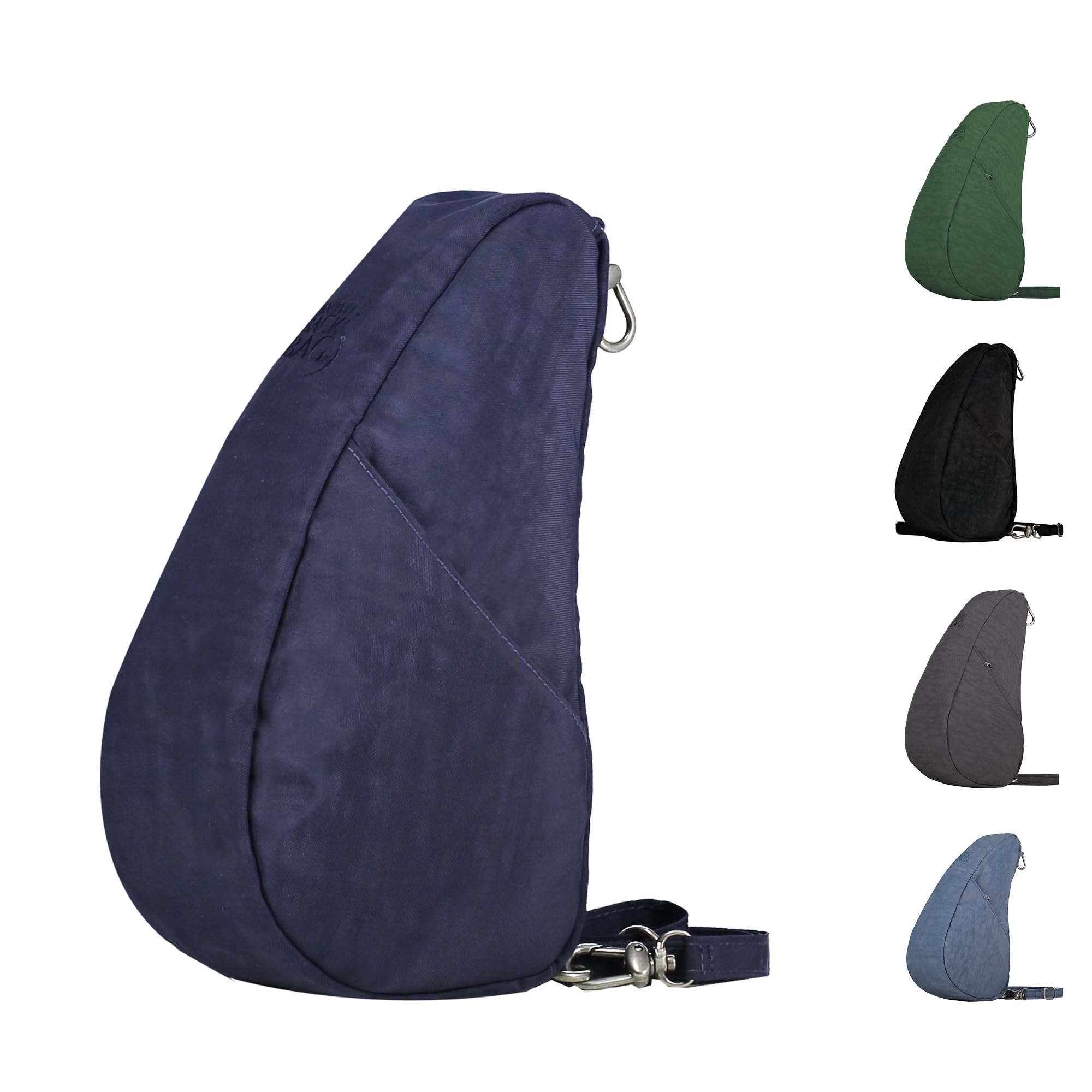 

Healthy Back Bag Textured Nylon Large Baglet Blue Night