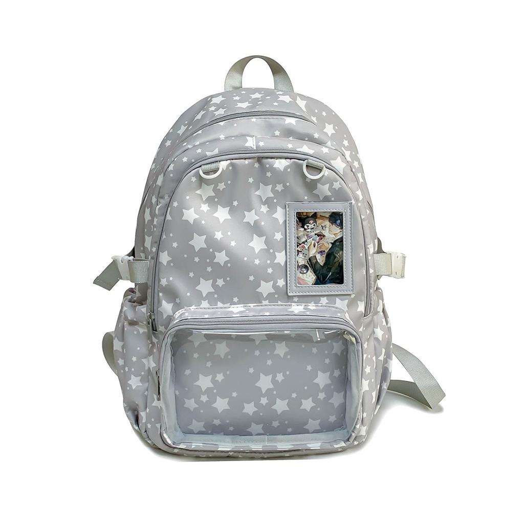Star schoolbag ins niche high value junior high school students large capacity 2025 new student pain bag backpack women