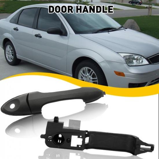 Наружная ручка двери и кронштейн, правая сторона (RH), черные, для Ford Focus 2000-2007
