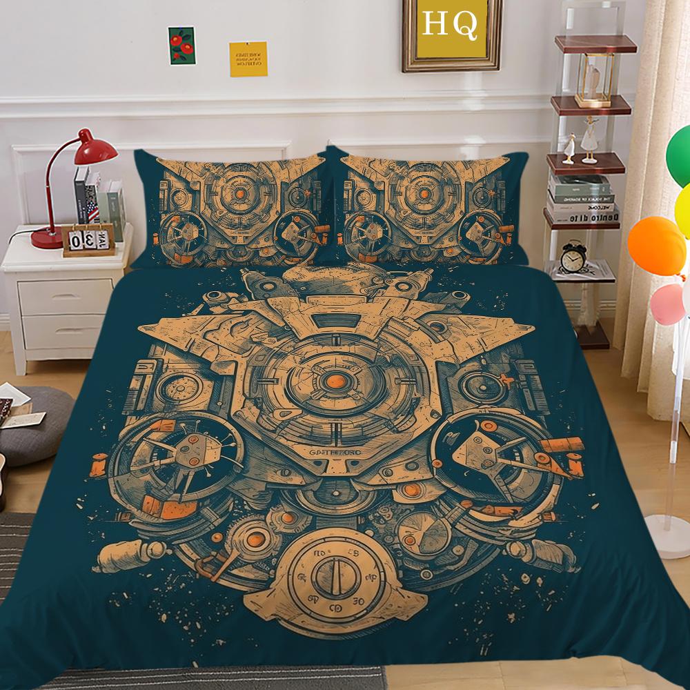 Bedding Cover Set with Pillowcase Home Bedclothes Game Console High Quality Duvet Cover Set Full Queen Size Bed Sets
