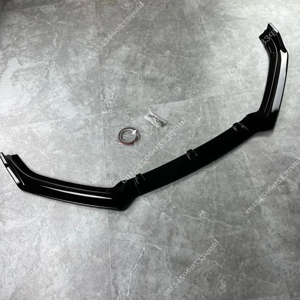 Front Bumper Spoiler Lip Splitter Diffuser for Peugeot 208 GTI PureTech THP BlueHDi VTi HDi 2012-2018 Body Aero Kit Tuning Gloss