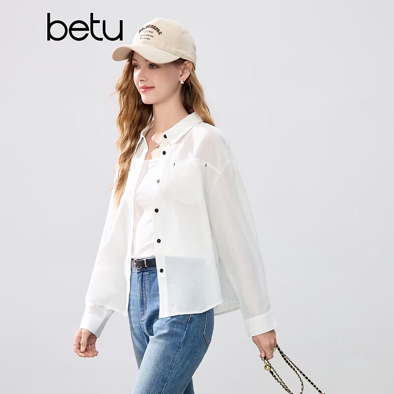 Betu Women's Lyocell Blend Loose Shirt
