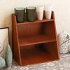 Desktop Sundries Organizer Vintage Multi Layer Wood Desktop Sundries Storage Shelf for Perfume Cosmetics