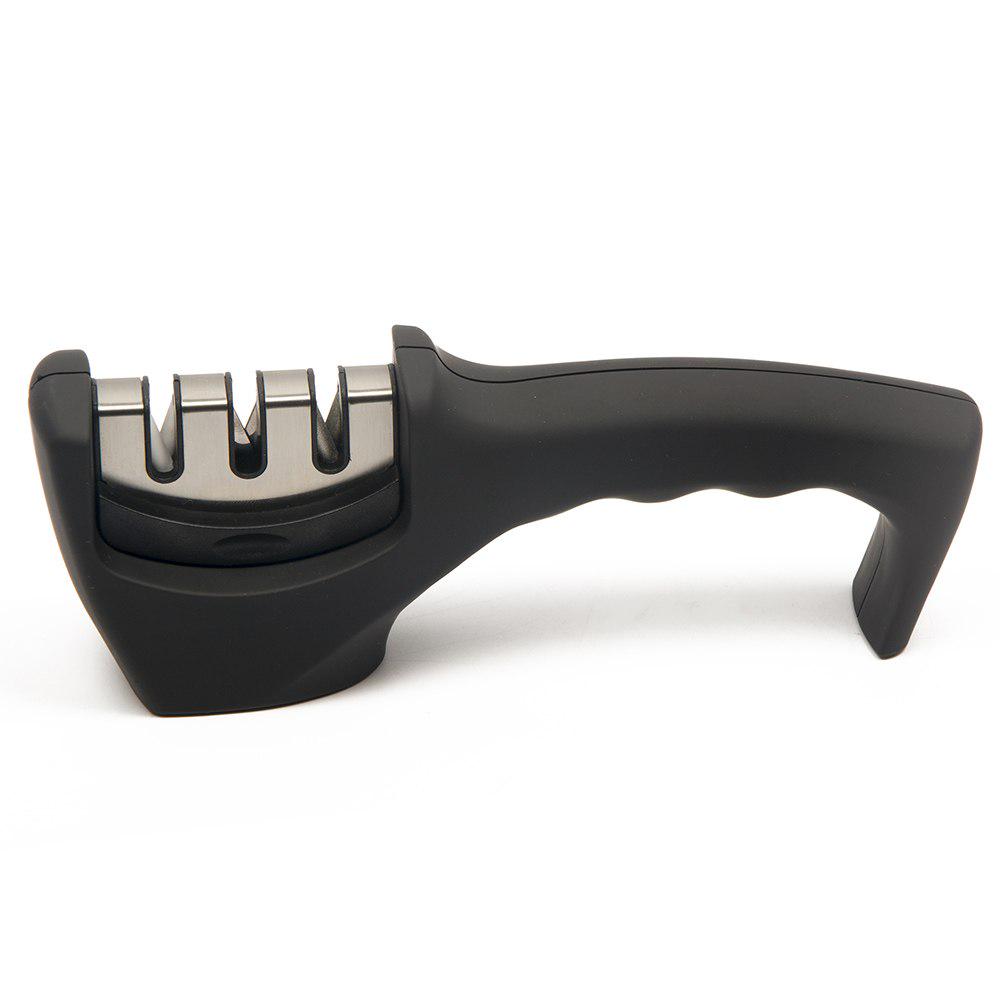 

3-ступенчатая профессиональная точилка для ножей, точильный камень, вольфрамовая сталь, алмаз, многофункциональные кухонные инструменты