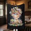 1pz Coperta in Flanella con Stampa Dragon Ball Super, Alta Qualità per Tutte le Stagioni, Decorazione per la Casa, Calore e Comfort, Perfetta per Regali di Natale