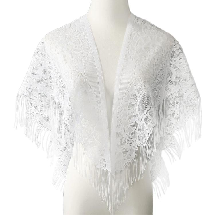 

Елегантний мереживний шарф для весни, літа, осені, зими, мантилья, стильний і приємний до шкіри дизайн