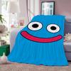 Cute game S Slime D Dragon Q Quest Blanket For Sofa Office Bed Plane Travel Sleep Read Relax Camping Soft And Warm