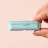 Portable Colorful 2-Compartment Pill Organizer Box