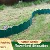 1pc Corrugated Plastic Garden Edge Wave-Shaped Lawn Fence For Protect Crops Form Damage And Inluny Gardening Accessories