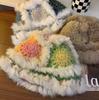 Flauschige Gestrickte Löwentanz-Mütze für Damen - Niedliches, Warmes Fell für Herbst & Winter