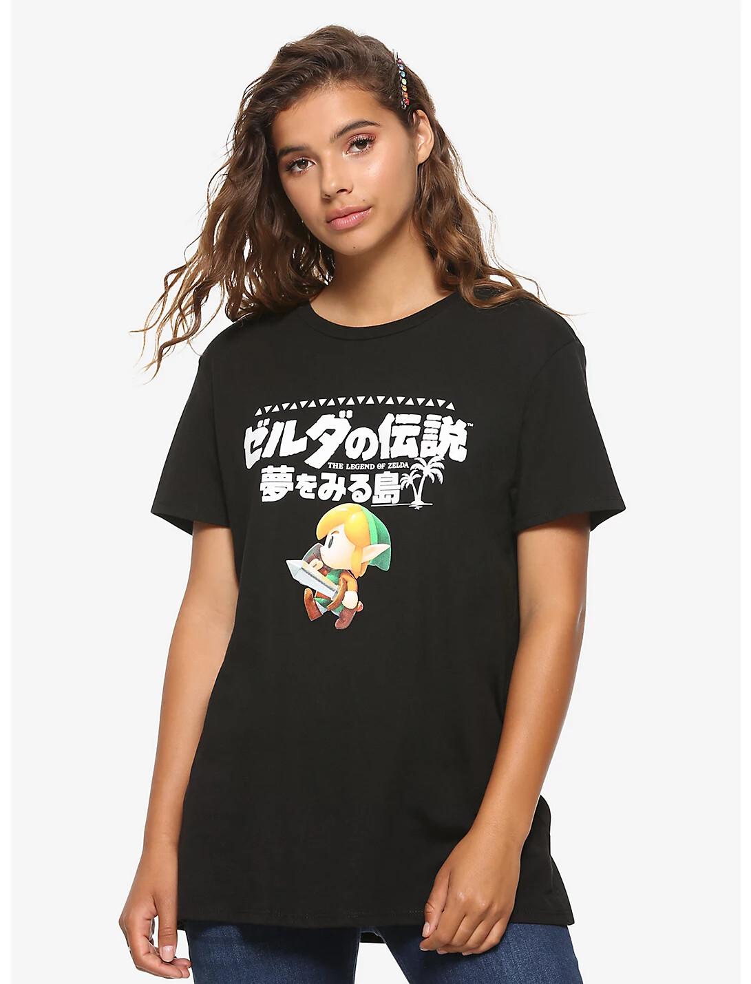 The Legend Of Zelda Link Awakening Poster Juniors T-shirt New M XXXXL