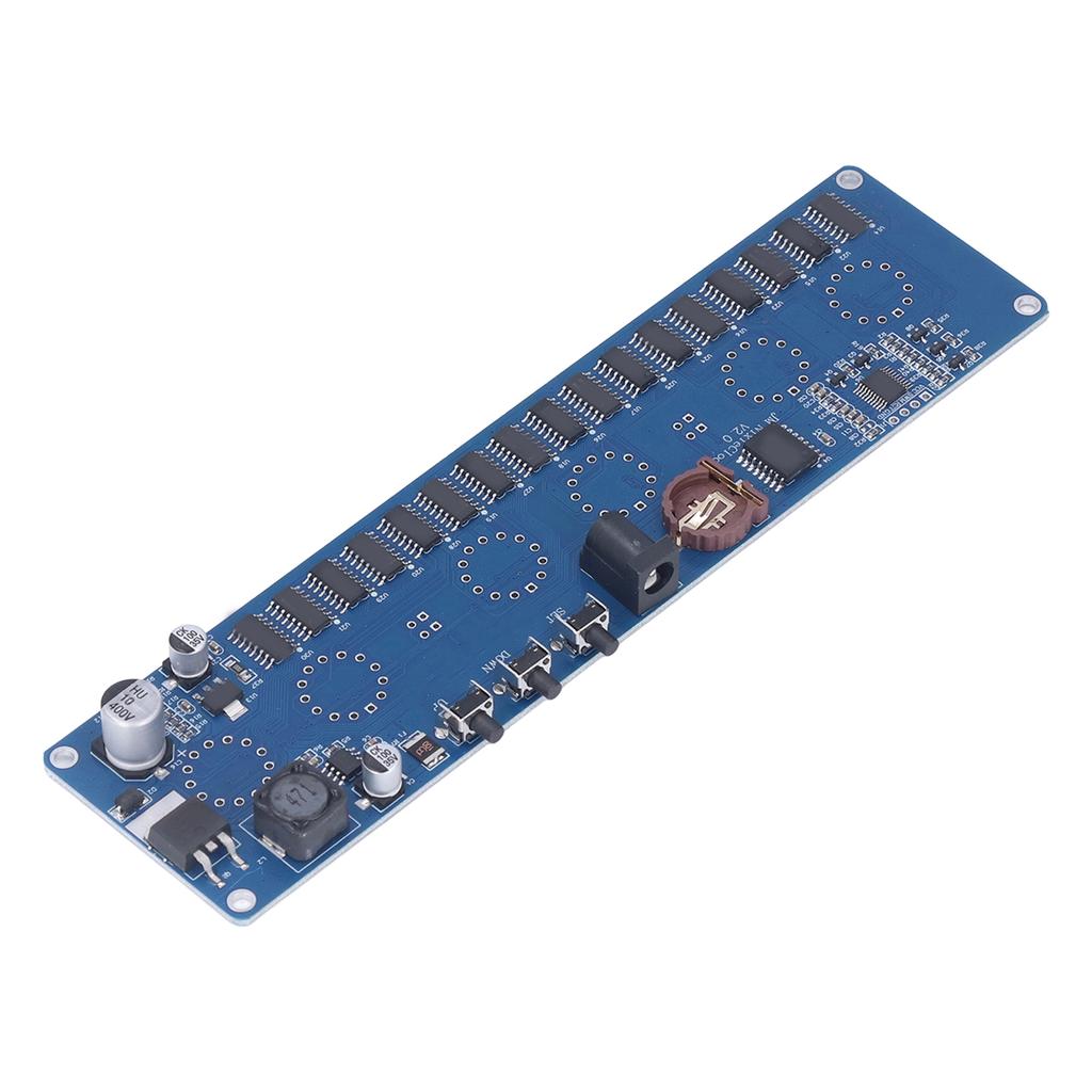 Nixie Tube Clock DIY Kit Multicolor Display 12 24 Hour Display IN14 Glowing Tube Clock Kit de asamblare