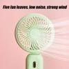 Handheld Folding Fan Rechargeable Strong Wind 3 Speed Portable Compact Fan for Outdoor Travel Sports Games Events Summer