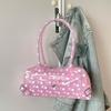 Cute Transparent Jelly Tote Bag Candy-colored Polka Dot Shoulder Bag Large Capacity Underarm Bag Women