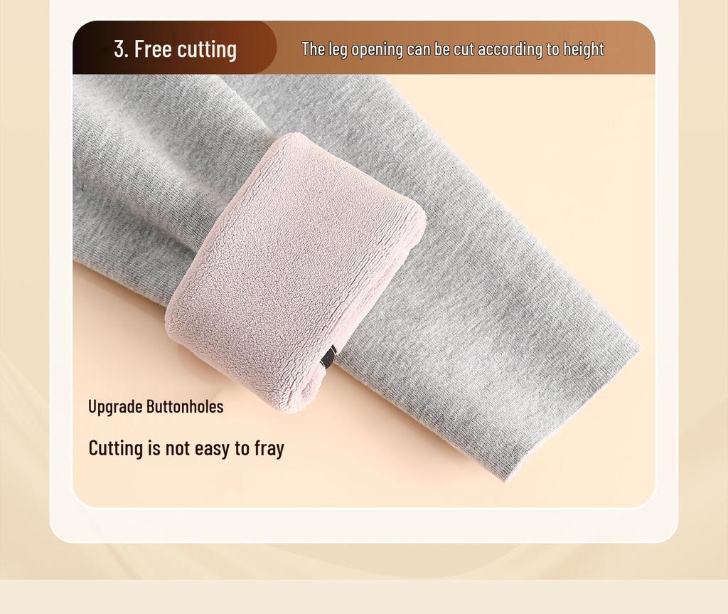 Women's Winter Warm Pants with Super Thick Velvet Lining, Cold-Proof Lamb Velvet, Plain Weave Design
