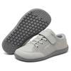 HOBIBEAR Kids Wide Toe Barefoot Shoes Boys Girls  Minimalist Sneakers Lightweight Hook Loop Mesh Artificial Leather Shoes
