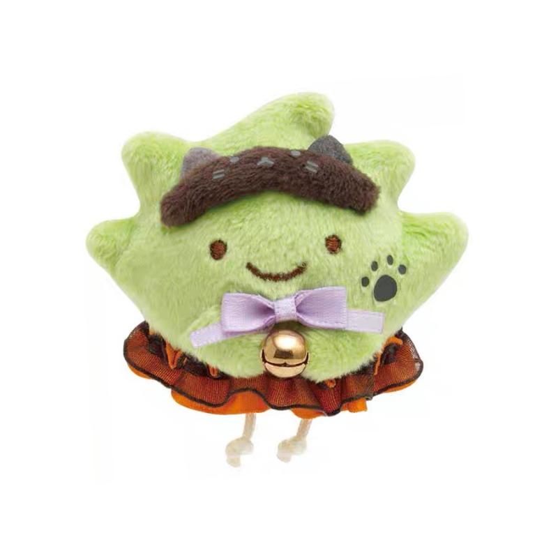 Kawaii Anime San-X Sumikkogurashi Sumikko Gurashi Stuffed Toys Halloween Pumking Dinosaur Rilakkuma Plush Keychain Kids Gifts