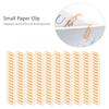 Schattig Ontwerp 3 Doosjes Paperclip Metaal Sinaasappelvormige Paperclip Draagbaar Ontwerp PET Gecoat Draad Kleine Paperclip Huis