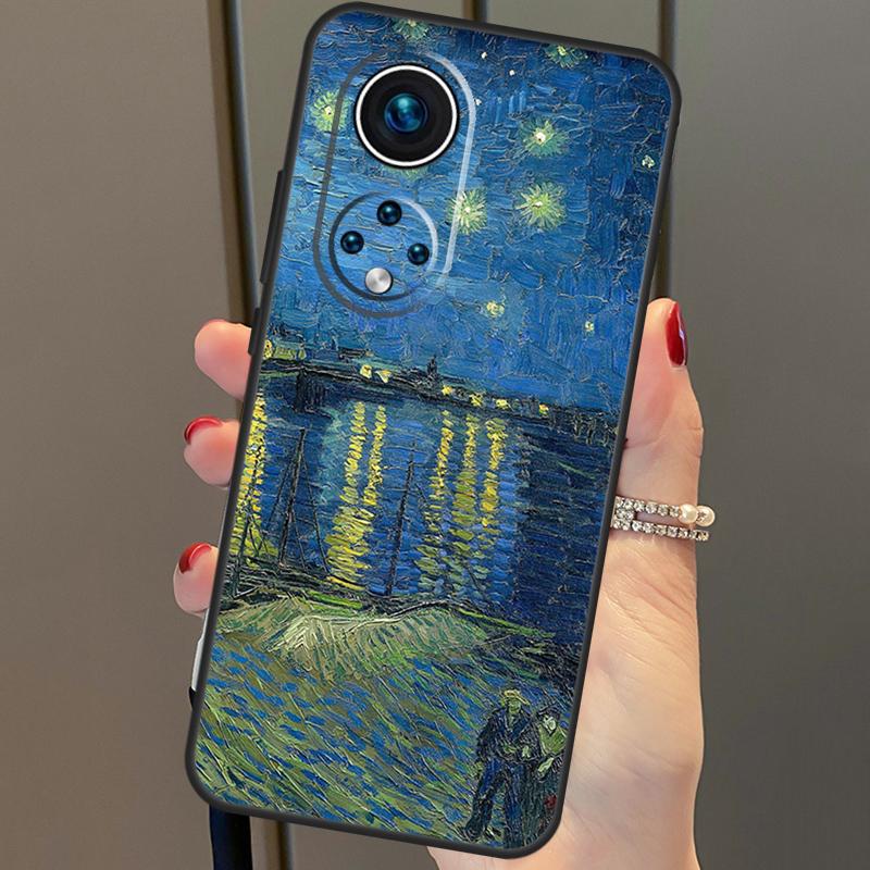 

Картина маслом Ван Гог для Huawei P30 Pro P20 P40 Nova 5T 9 P Smart Z 2021, чехол для Honor 8X 9X 10i 50 Lite Huawei P20