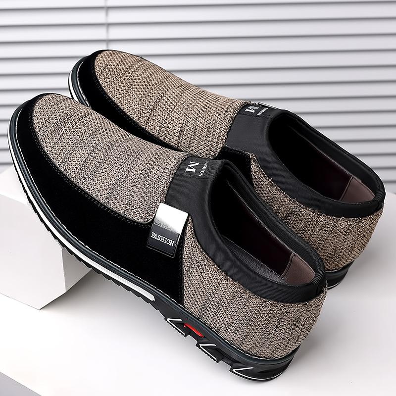 HPIOPL quality flying woven surface 4022 four-color large size 38-52 fashion, sports leather shoes casual shoes