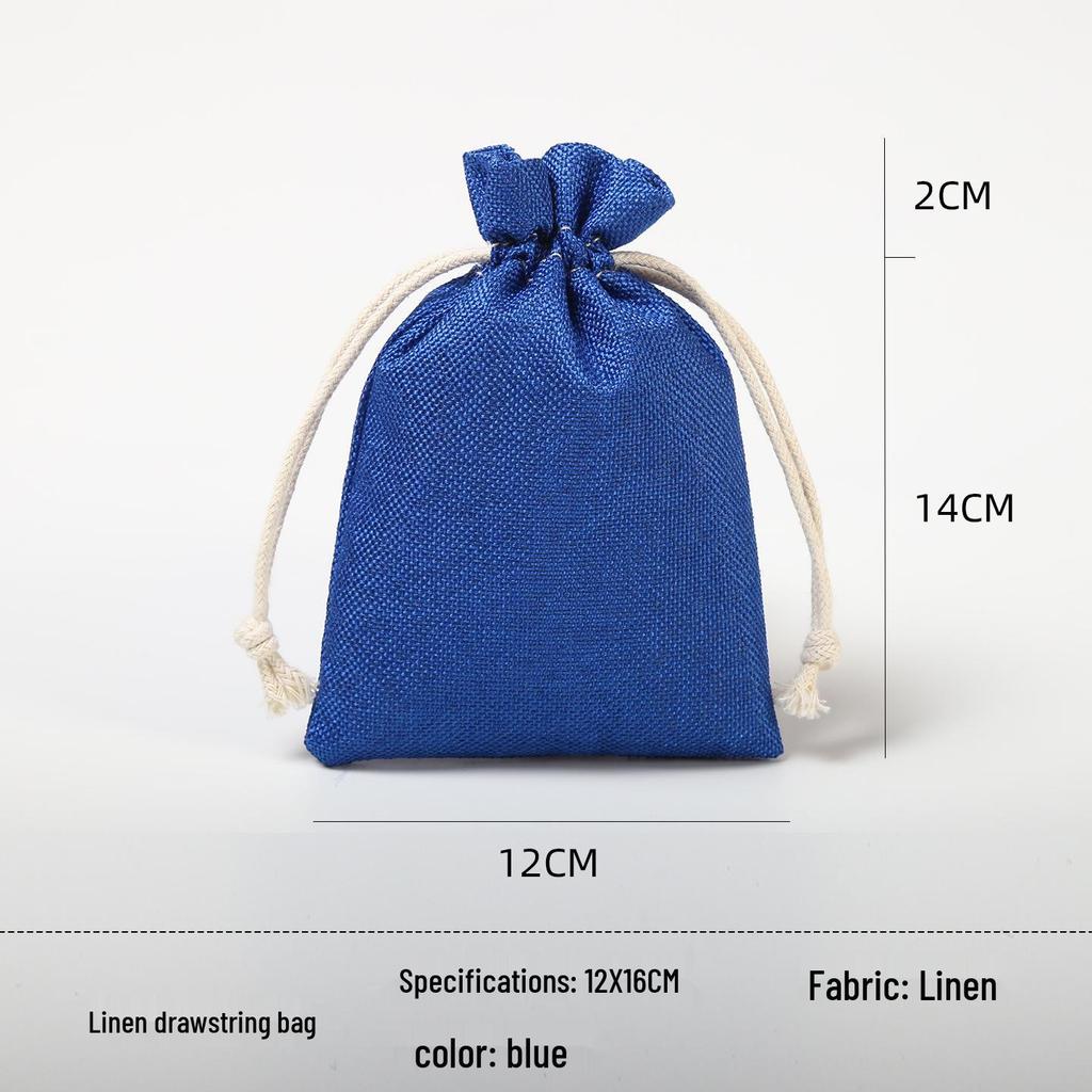 Custom Drawstring Wenwan, Cotton, Linen, or Rice Bag