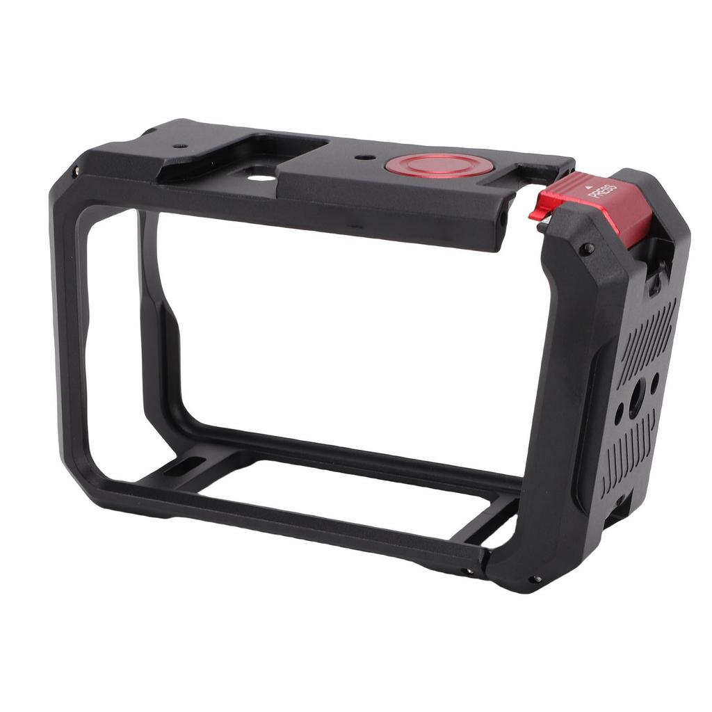 Metal Cage Fit for DJI Action 6 Camera Aluminum Alloy Action Camera Protective Expansion Frame with 1 4 Inch Thread and