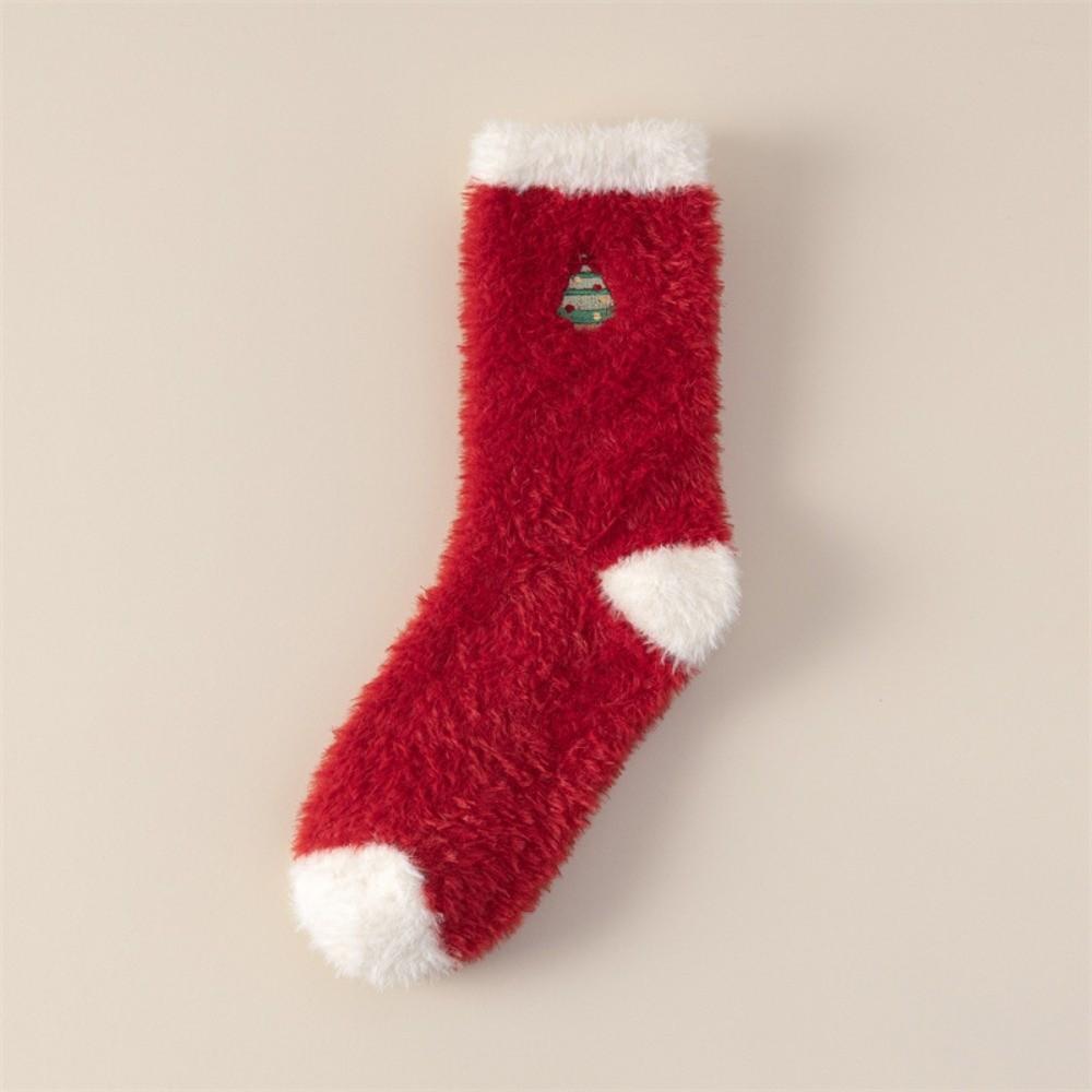 Puppy Dog Thickened Floor Socks Christmas Tree Sleeping Slipper Socks Indoor