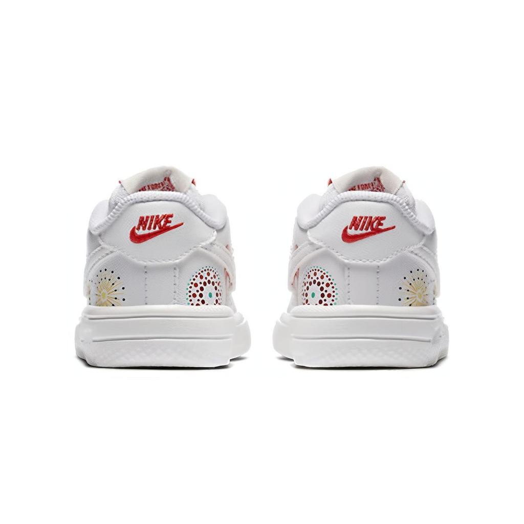 Nike Air Force 1 18 QS Mid Top Skateboard Shoes White Infant And Toddler AO2092-100
