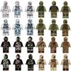 Zombie Resident Evil Military Special Forces Building Block Dolls Buried Bodies Children Assembled Toy Gifts