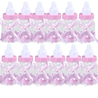 12 Stück Befüllbare Flaschen für Babyparty-Dekorationen, Hochzeit, Zuckerdose AVE