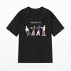 Oversized t-shirt Unisex Personlighet Mode Bekväm Allmän hög kvalitet Ren Bomull Smal Passform Grafisk Vintage Kläder