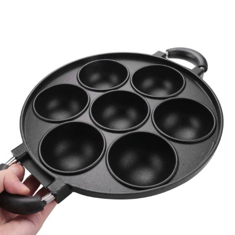 Haushalts-Aluminium-Fischbällchen-Maker Mit Antihaftbeschichtung Zum Kochen Zu Hause Und Zur Zubereitung Von Streetfood