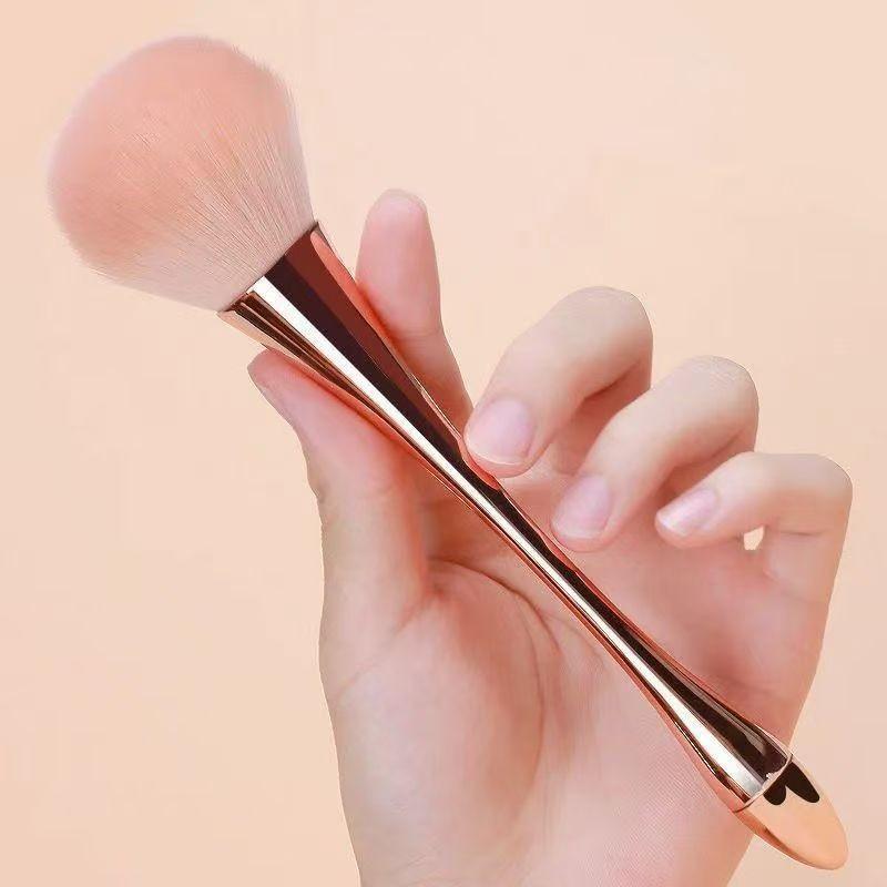 New Nail Dust Brush Soft Bristle Large Head Brush Quality Brush Cleaning Magic Mirror Powder Nail Tool Set