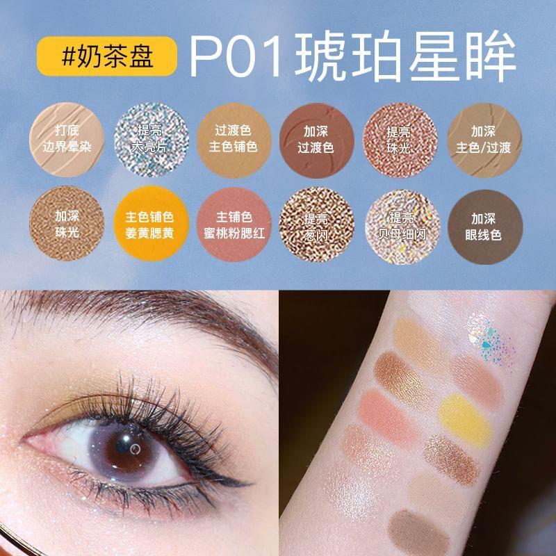 HEXZE - 12 Colorful Eyeshadow Palette - P01 Starlight