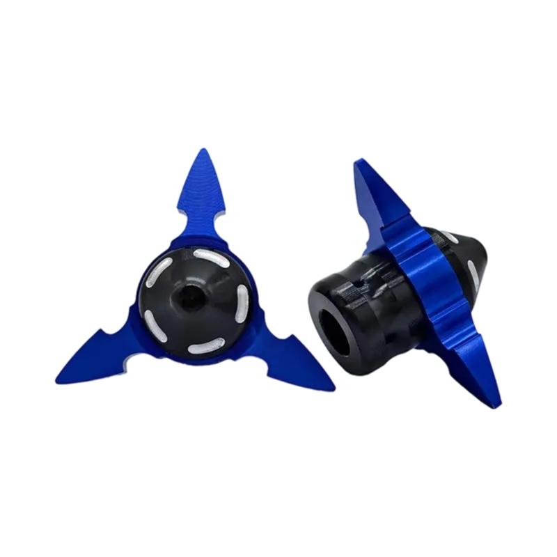 

Motorcycle Aluminum Alloy Crash Protection Fork Cup Lightweight Structure Enhanced Durability Easy Installation 1 Pair синій