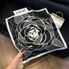New silk satin 71 * 71 square scarf versatile foreign style simulation silk scarf middle-aged and elderly decorative scarf neck protection silk scarf