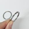 SUS304 Stainless Steel Flat O-ring Key Ring Keychain Ring Accessories