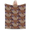 Genshin Impact Venti Blankets Velvet Summer Air Conditioning Barbatos Anime Multi-function Warm Throw Blanket for Bed Car Quilt