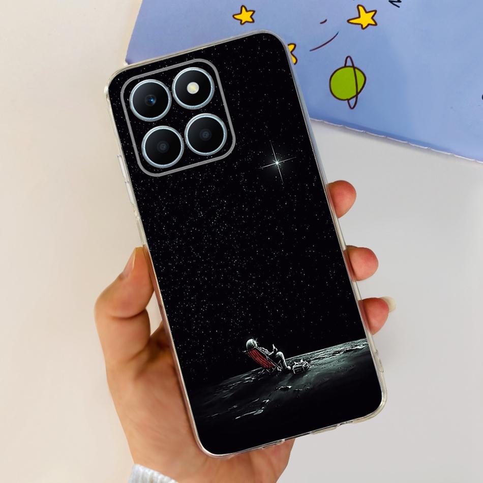 

For Honor X6a Case HonorX6a 4G WDY-LX1 2023 Fashion Elegant Pattern Soft Silicone TPU Phone Back Cover For Honor X6a X 6A 4G Honor X6a