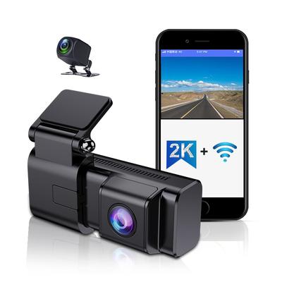 Κινητό τηλέφωνο 2K+1080P με διπλό φακό Wi-Fi Διασύνδεση DVR Εμπρός και πίσω Διπλή εγγραφή Dash Cam Parking Παρακολούθηση Εγγραφή οδήγησης