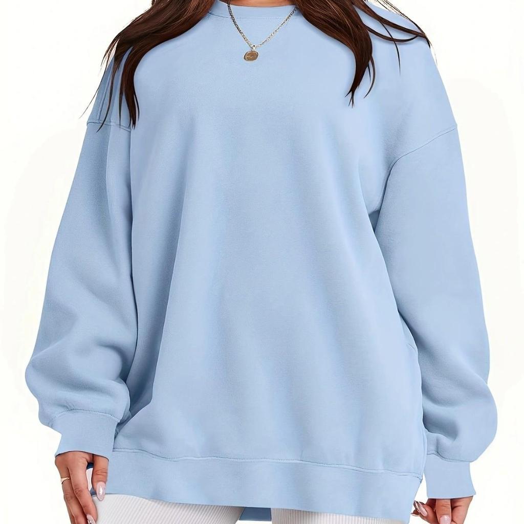 2023 Women's Oversized Loose Hoodie Sweatshirt - Long Sleeve, Round Neck, Casual Versatile Wear