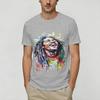 Bob Marleys Unisexs T Shirt Fun Tee Shirt Short Sleeve Round Neck Tshirts Cotton Birthday Present Tops