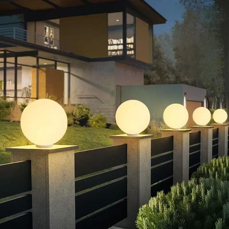 OEING Solar Moon Ball Pillar Light